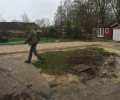 Bild zur Meldung 26. März - riesen Plätze müssen gepflastert werden, Drainage wird verlegt....
