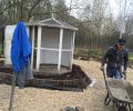 Bild zur Meldung 7. April - mühsame Fortschritte im Innengehege